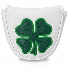 Four-Leaf Clover Design Golf Club Head Cover And Putter Cover - Durable And Fun Protective Accessory For Golf Lovers And Game Enthusiasts | Perfect For Daily - Multicolor - View 6