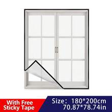 Anti-Mosquito Screen Mesh, Self-Install Hook And Loop Screen, Household Self-Adhesive Window Screen, Simple Invisible Screen Curtain - Style - View 19