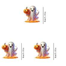 1pc/2pcs/3pcs Halloween Fashion Fun Pattern Heat Transfer Stickers, Suitable For DIY T-Shirt Iron-On Patches, Pillowcases, Jeans, Washable Durable Enamel Decals, Easy To Apply Fashion Accessories, Suitable For Clothing And Accessories Mixed Color Enamel Packaging - Multicolor - View 10