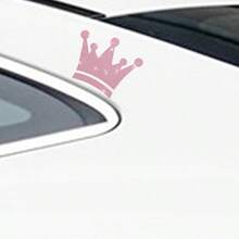 Pegatinas decorativas con diseño de corona, adecuadas para ventanas de coche, espejos retrovisores, carrocería del coche - Unitalla - Ver 10