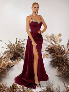 Wedding Dresses - Burgundy - View 5