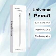 Universal Aluminum Alloy Capacitive Stylus This Capacitive Stylus Is Carefully Crafted From High-Quality Aluminum Alloy And Comes With 2 Replaceable Nibs, Making It Very It Has Wide Compatibility And Can Easily Adapt To Tablets And Phones With Ios Android And Windows Systems Rechargeable Battery 120mAh - Multicolor - View 3