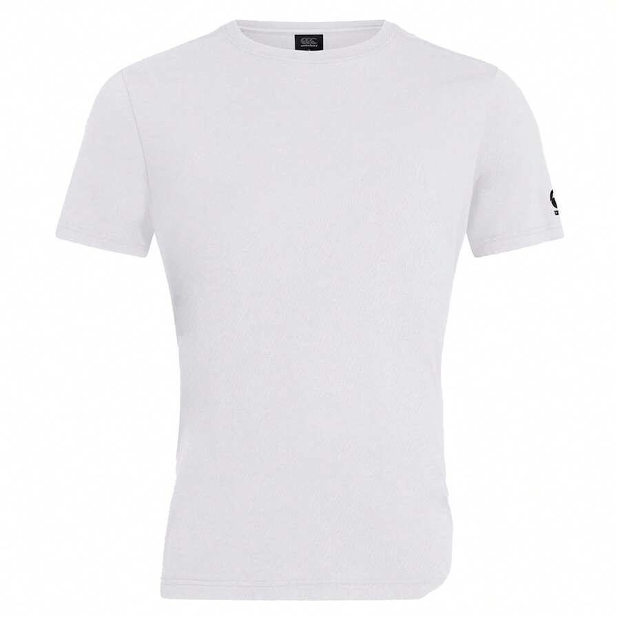 Canterbury Unisex Adult Club Plain T-Shirt - White - View 1