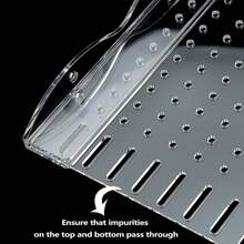 Acrylic Fish Divider Aquarium Divider 15/20 Gallon Long |   Acrylic Aquarium Divider 15/20 Gal Long, 11.2-12.2 Adjustable Width, Smooth Laser-Cut Edges,With Suction Cups - 10 Gallon - View 3