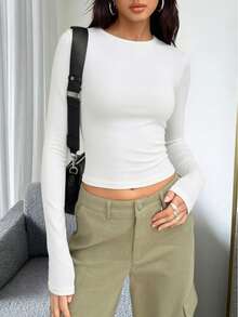 Women T-Shirts - Black Gray White - View 4
