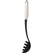 Mestolo per pasta e spaghetti resistente al calore fino a 232°C, compatibile con pentole antiaderenti, colore crema - Visualizzare 3