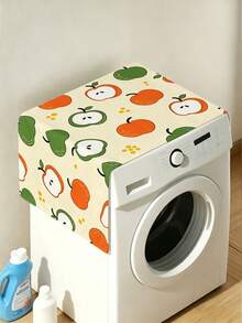 1pc Fruit Pattern Home Washing Machine Dust Cover, Drum Washing Machine Dust Cover, Sunproof Dust Cover, Home Decorative Horizontal Dust Cover - Multicolor - View 17