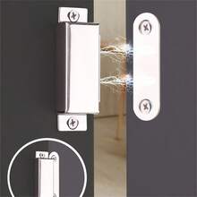 YITAPE 10pcs Magnetic Door Locks - Tool-Free Cabinet Closures With Strong Magnetic Force, For Kitchen Cabinets, Wardrobes, Closets Safety Locking System - Easy Installation, Durable Metal Construction, Suitable For Home, Office, Commercial Use - Multicolor - View 1