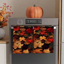 2/4/48pcs Autumn Series Colorful Maple Leaf Print Kitchen Towels - Ultra Soft, Highly Absorbent Polyester Dishcloths And Hand Towels, Perfect For Holiday Decor, Kitchen Decor, Party Decor. - Multicolor - View 14