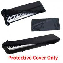 Electronic Keyboard Dust Cover For Piano Enthusiasts, 61/88 Keys Universal Fabric Keyboard Cover And Storage Bag - View 1