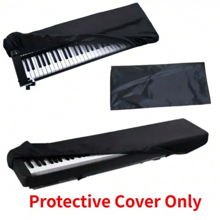 Electronic Keyboard Dust Cover For Piano Enthusiasts, 61/88 Keys Universal Fabric Keyboard Cover And Storage Bag - View 1