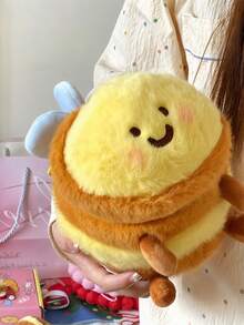 7.09 Inch Cute Bee Plush Doll - Soft And Fluffy - Multicolor - View 2