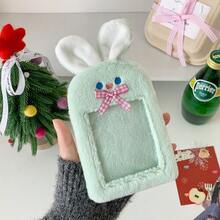 1pc Super Cute Plush Transparent Cartoon Card Holder, Ins Style Cartoon Plush Card Holder, 3-Inch Photo Star Card Display Pendant, Multi-Functional ID Card, Work Badge, Student ID, Teacher ID, Sick Leave Badge Holder - Multicolor - View 14