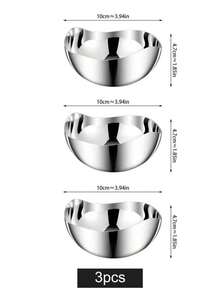 1/2/3pcs Exquisite Stainless Steel Petal Fruit Plate, Elegant High-End Appetizer/Snack Tray, Suitable For Living Room Coffee Table - Multicolor - View 8
