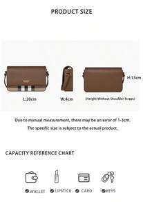 Burberry Hampshire Check Women's Crossbody Bag 81072701 - 土棕色81072701 - 查看 10