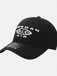 Jordan Topi Unisex U J RISE CAP S CB BRK GFX dengan Pinggiran Melengkung IM9072-010 - Hitam - View 2