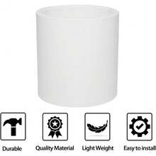Water Pipe Connector, White PVC, Socket Joint, Water Tank Connector, White PVC Water Pipe Connector Socket Straight Joint 1/2", 3/4" Pipe Fittings 5pcs Or 2pcs, Pipe Fittings 40 PSI - A - View 5