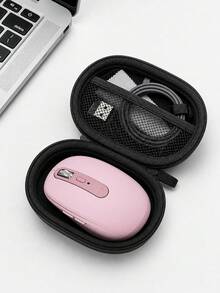 1pc Mouse Storage Bag, Multi-Functional Data Cable Organizer, Digital Accessories Storage Pouch, Shockproof Power Bank Plug And Mouse Protective Case, Wireless Mouse Storage Protective Cover, Portable Storage Bag - Multicolor - View 6