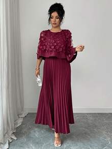 Wedding Dresses - Burgundy - View 4
