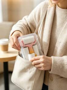 1pc Mini Macaron Lint Roller, Sticky Tear‑Off Pet Hair Remover With Protective Storage Box, Effective Dust Lint Hair Removal For Clothing Car Seats Couch, For Pet Lovers, Portable Lint Remover Tool With Replacement Refills - Multiple Styles - View 9