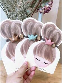150pcs/Set DIY Jewelry Packaging Cards, Hair Accessory Display Cards For Hair Claws Bands, Blank Display Holders For Small Items (Cards Only, Hair Clips Not Included) - A - View 3