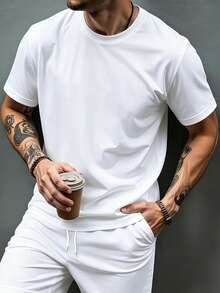 Men Loungewear Tops - White - View 2