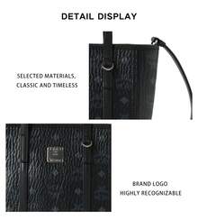 Mcm Liz Visetos Logo Women's Shoulder Bag MWPGSMT02BK001 - 黑色MWPGSMT02BK001 - 查看 9