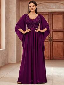Wedding Dresses - Maroon - View 2