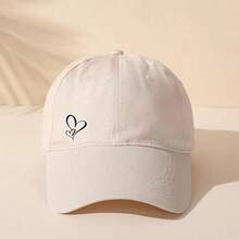 1pc Summer & Autumn Baseball Cap, Baseball Cap, New Casual Versatile Sun Hat For Men & Women - Heart Baseball Cap - View 9