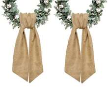 Decorative Seasonal Bows & Ribbons - V260124sash08orange - View 2