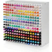 1 Set Large Color Coded Marker Pen Set | 240+ Vibrant Colors With Storage Box, For School Projects, Art Classes, And Student Artists - White - View 1