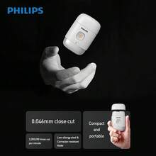 Philips Electric Razor For Men, Compact Travel Face Shaver, 3D Rotary Shaver For Dry & Wet Use, USB Rechargeable With Dual Blades For Effortless Facial Hair Removal, Essential For Travel, Gifts For Dad Boyfriend - Multicolor - View 3