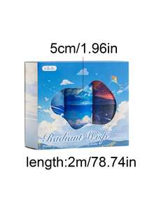 6-Roll Box Set Of Washi Tape Featuring Natural Scenery And Sky Landscapes, A Beautiful Tape Set For DIY Planners, Diaries, Decoration Stickers, And Stationery Supplies - Sets - View 3