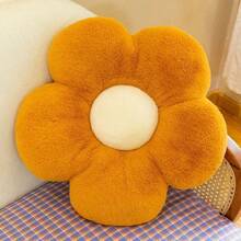 1pc Cute Sunflower Throw Pillow Cushion Backrest Sofa Pad Car Backrest Bay Window Decor Living Room Floor Mat - Multicolored - View 13