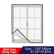 Anti-Mosquito Screen Mesh, Self-Install Hook And Loop Screen, Household Self-Adhesive Window Screen, Simple Invisible Screen Curtain - Style - View 15