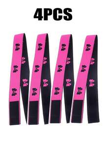 4pcs Adjustable Elastic Wig Bands, Polyester Non-Woven Fabric Woven, Edge Fixing Strap, Lace Frontal Fixing Strap, Suitable For Regular Hair, Wig Fixing Accessories - View 13