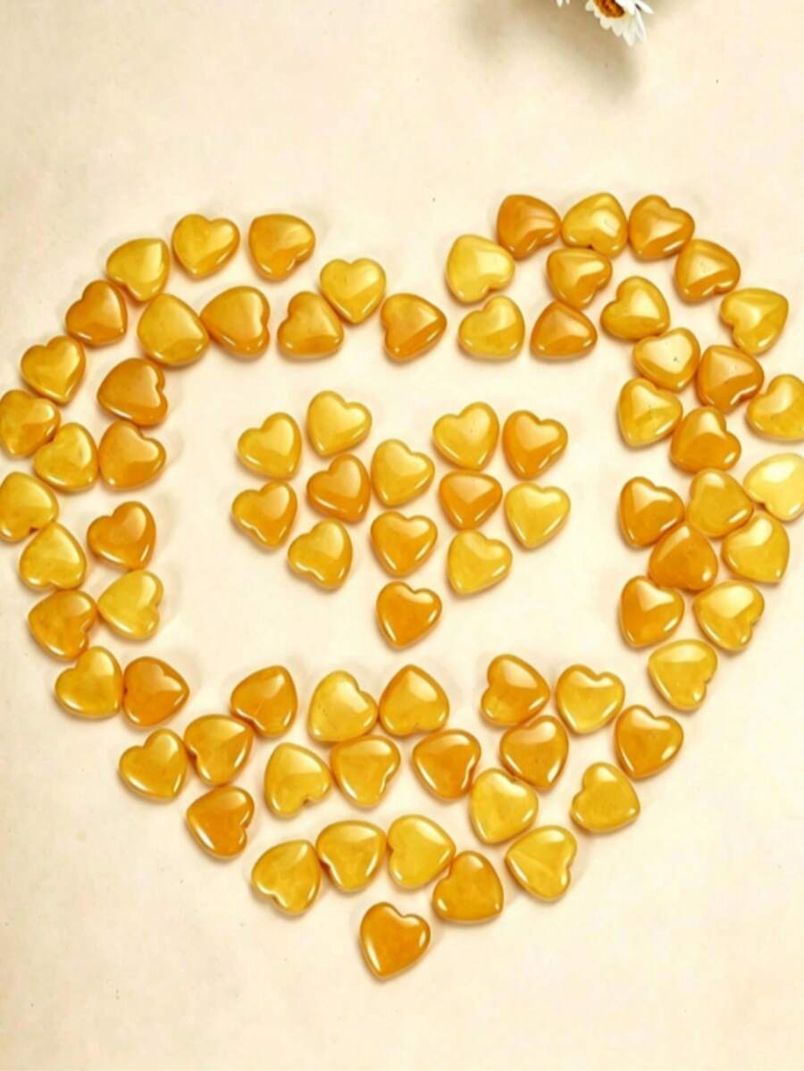 1/8/10/15/20/50/100顆隨機心形水晶石，療癒手持天然拋光心形寶石，多色拋光心形寶石包含粉晶、紫水晶、雪花石英等心形水晶套組，適用於靈氣療法、脈輪冥想與能量平衡；亦可用於花瓶、多肉植物盆栽、水族箱裝飾，大宗批發，靈氣能量平衡與冥想用途禮品