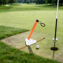 Golf Trainingshilfe, Golf Trainings hilfe, Sofortige Kopfstabilität & Schwungflugzeug Swing Trainer, Golf Swing Corrector - A - Übersicht 2