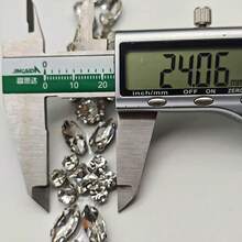 1 sợi dây xích thân mình DIY đính đá rhinestone công nghệ dán nóng, phong cách tối giản thanh lịch, dây xích móng vuốt trang trí đá rhinestone, dây xích pha lê rhinestone sáng bóng, phụ kiện trang trí quần áo dạng dây buộc, dây đeo vai kim cương điều chỉnh được - nhiều màu - Xem 4