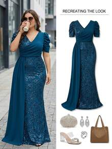 Vestidos de Boda - Azul eléctrico - Ver 6