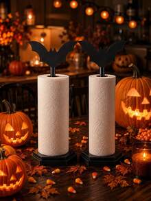 1pc Kitchen Paper Towel Holder, Silver Paper Towel Rack, Kitchen Paper Towel, Countertop Paper Towel Dispenser, Stainless Steel Weighted Base Kitchen Paper Towel Holder, Heavy Duty Countertop Storage Rack, Suitable For Paper Towels, Facial Tissues, Kitchen Storage Accessories - Multicolor - View 4