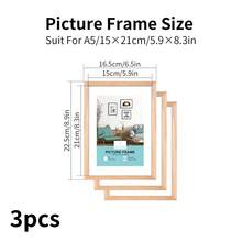 HIMEETIME 1/2/3/4/6件橡木實木相框，多尺寸A3/A4/30x40cm，白色/黑色/原木色/棕色木框，極簡桌面與壁掛式，居家與辦公室裝飾，適用於家庭、旅行、畢業、婚禮照片與藝術品，理想禮物 - 1pc - 查看 81