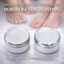 Electric Foot Callus Remover, Rechargeable Portable Foot File, 2 Brush Heads, Foot Care, Remove Dead Skin And Callus, Suitable For Men And Women, Foot Care Tool - A - View 6