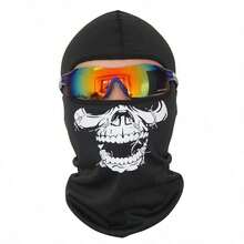 Skull Sun Veil: Windproof Scarf, Breathable Headwrap And Balaclava, Suitable For Sports And Outdoor Halloween Fun - Multicolor - View 5