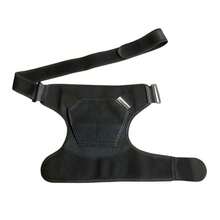 Adjustable Shoulder & Elbow Support Brace With Rotational Joint Stabilizer, Prevents Overextension Of Left/Right Arm During Running (3-Level Compression Sleeve) - Black - View 7