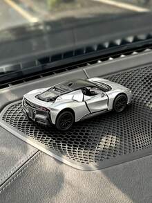 1pc 1:64 Alloy Racing Car Model Car Interior Ornament, Sliding Metal Vehicle, Mini Alloy Car Decor For Car Interior & Desktop Display,Random Multiple Styles, Premium Metal Craft Collectible Ornament, Ideal Gift For Car Enthusiasts,Friends And Family - Ornaments - View 5