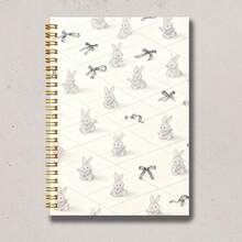 1pc Exquisite Pattern Notebook, Suitable For Daily Recording, Study Notes, Holiday Gifts; Students, White-Collar Workers, And Most People Can Use. School Notebook - A - View 5