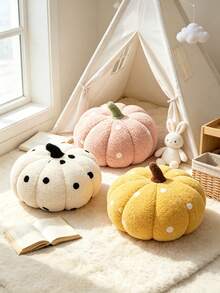 Pumpkin Throw Pillow, Soft And Cute Halloween Pumpkin Decorative Pillow, Adds Festive Atmosphere To Your Home Decor. This Pumpkin Throw Pillow Is Perfect For Bedroom Or Sofa Cushion, Making It An Excellent Halloween Gift For Friends And Family. - Pink - View 7