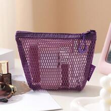 1pc/5pcs Tas Kosmetik Jaring untuk Perjalanan, Kantong Penyimpanan Kosmetik & Lipstik Portabel, Tas Pengatur Kabel Data - MultiWarna - View 20