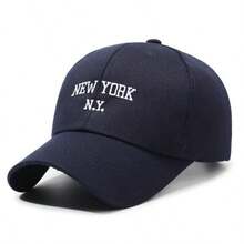 BONNY BOOM 3件裝 NEW YORK N.Y. 刺繡棒球帽卡車帽，中性 Y2K 戶外防曬可調節旅行度假禮物，適合朋友家人，適用萬聖節、聖誕節、感恩節、返校季、學生開學季、情人節、父親節、母親節、教師節、嘉年華、單身派對、新娘婚禮用品 - 3pcs-new york - 查看 4